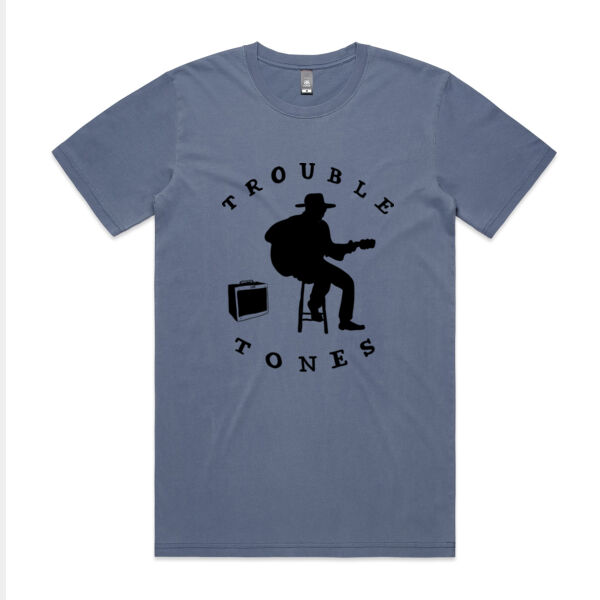 Trouble Tones Tee in DENIM Thumbnail
