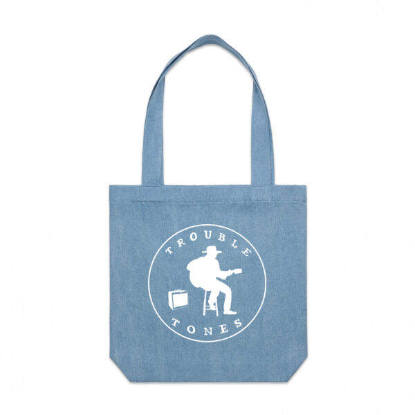 TROUBLE TONES DENIM TOTE Thumbnail